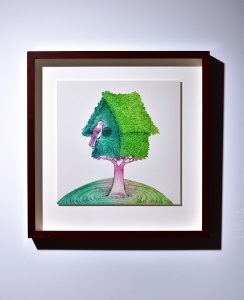 Mila Furstova print framed by John MacLean Photography.