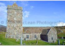 Exterior of St Clement's church, Rodel, Isle of Harris.